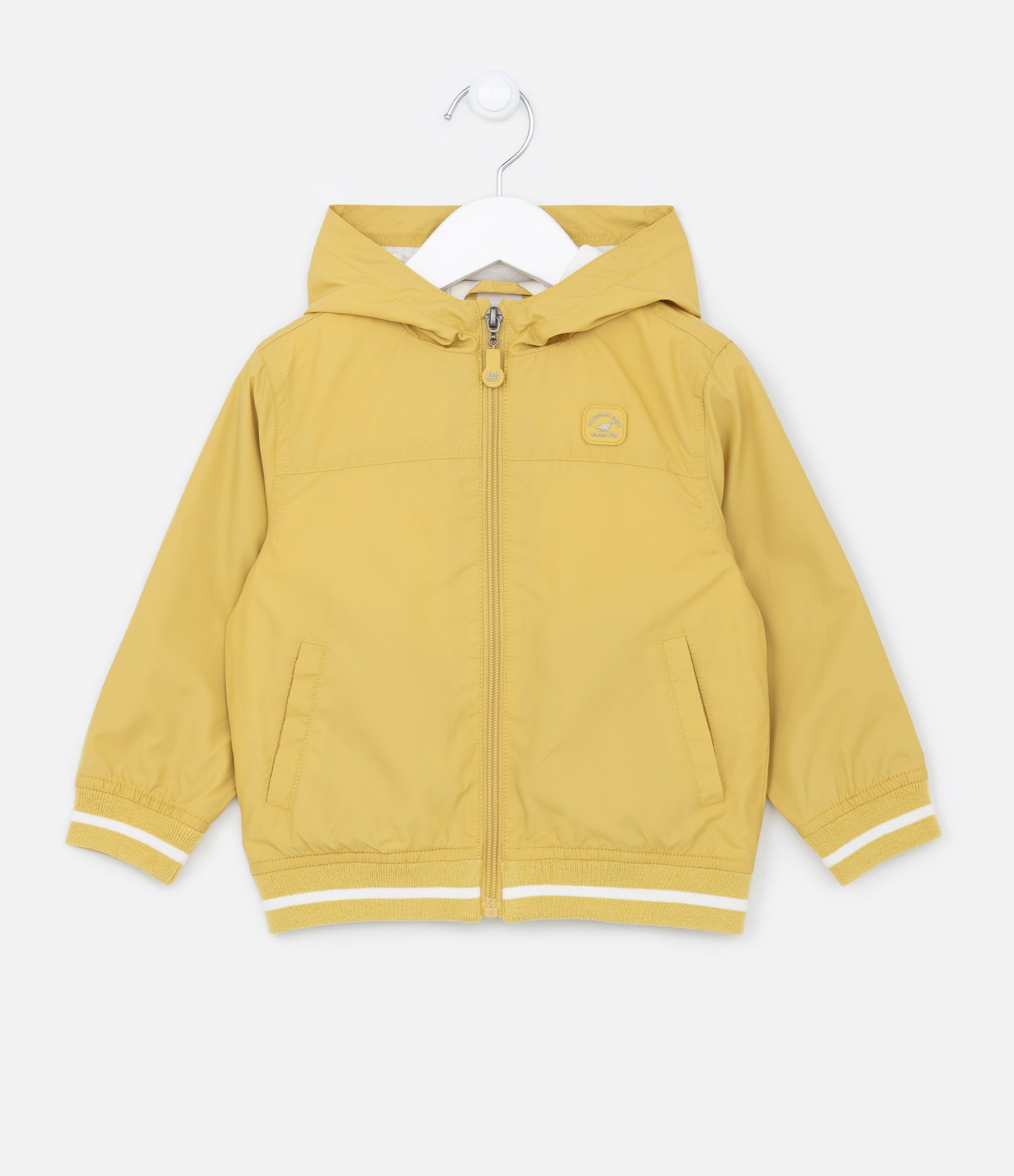 Jaqueta Quebra Vento Infantil em Microfibra - Tam 1 a 5 anos Amarelo 1