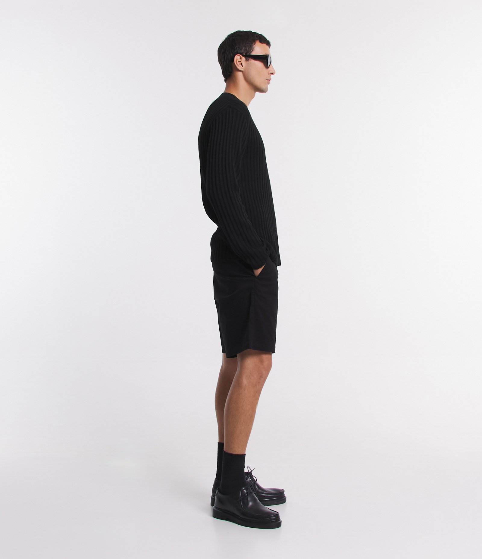 Suéter Slim em Tricô com Textura Canelada 5