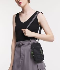 Bolsa Porta Celular com Parte de Trás Transparente para Mexer no Celular