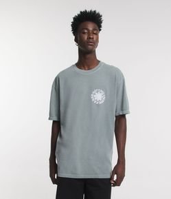 Camiseta Relaxed em Meia Malha com Estampa Red Hot Chili Peppers