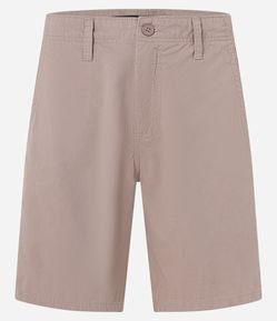 Bermuda Slim Alfaiataria em Sarja com Bolsos