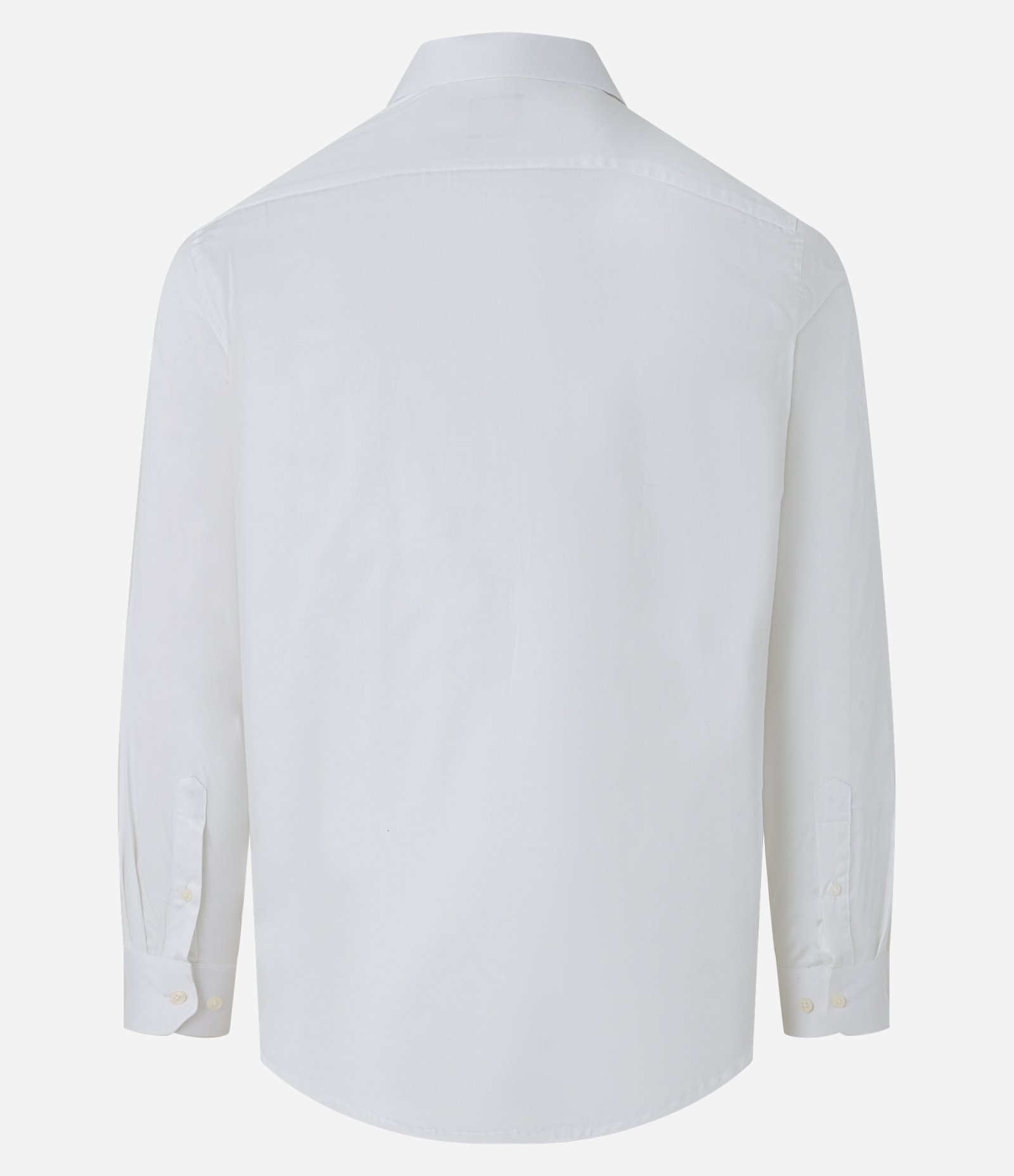 Camisa em Tricoline com Manga Longa Branco 5