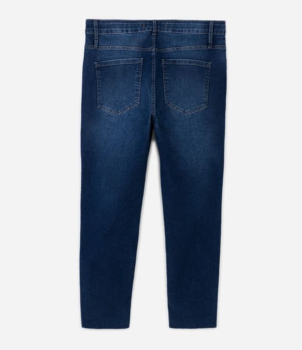 Calça Mom Jeans com Tachinhas Laterais Curve & Plus Size Azul 7