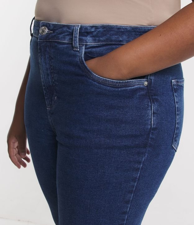 Calça Skinny Jeans com Bolsos Curve & Plus Size Azul 4
