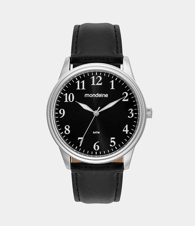 Kit Relógio Mondaine Analógico com Pulseira em Couro e Caixa em Metal 99546G0MVNH3KH