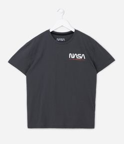 Camiseta Infantil com Estampa Localizada da Nasa - Tam 7 a 14 anos