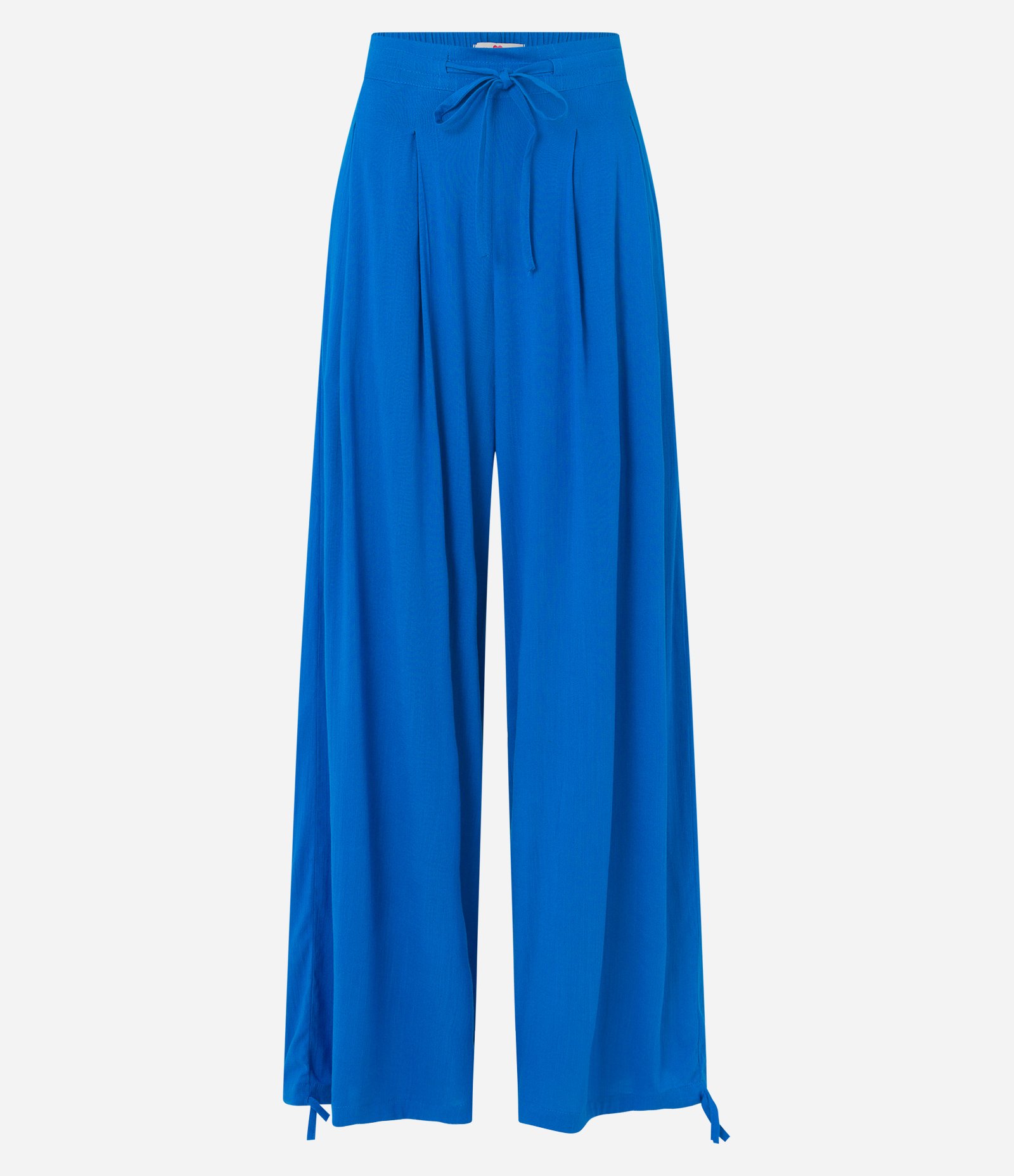 Calça Parachute em Alfaiataria com Amarração no Cós e Barra Azul 6