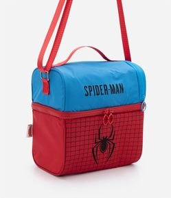Lancheira com Alça Curta e Transversal e Estampa Homem Aranha
