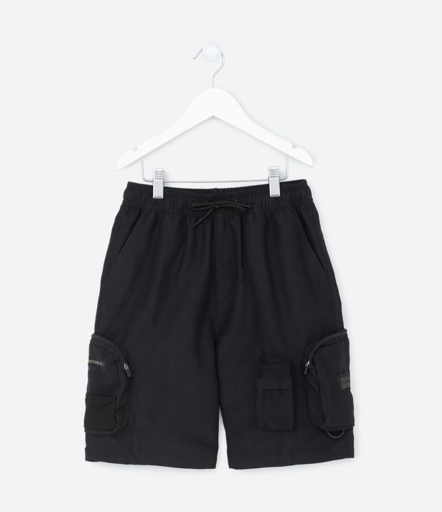 Bermuda Infantil com Bolsinhos Táticos - Tam 5 a 14 anos