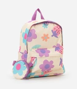 Mochila Infantil com Estampa de Frutinhas