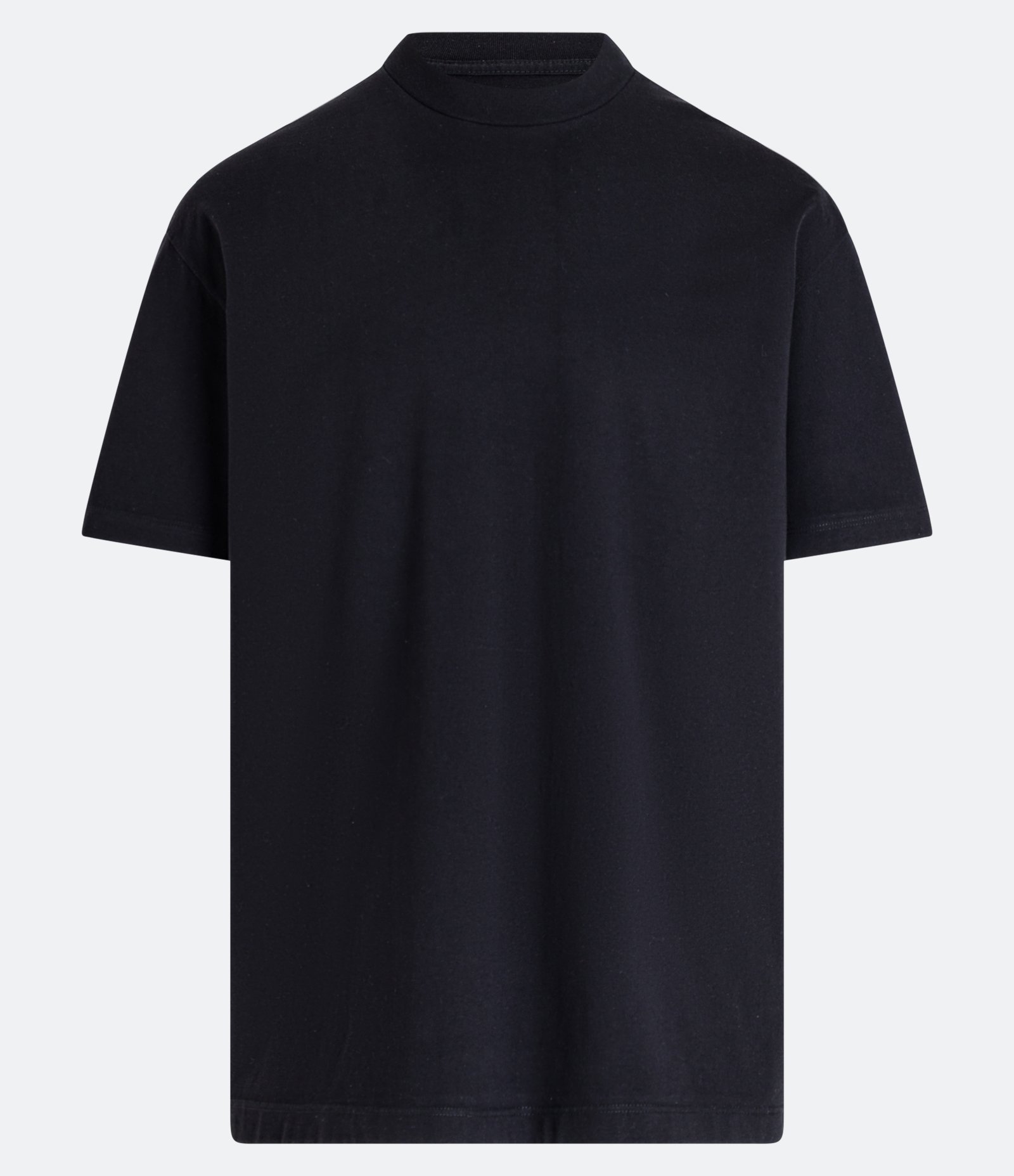 Camiseta Relaxed em Algodão com Gola Canelada 5