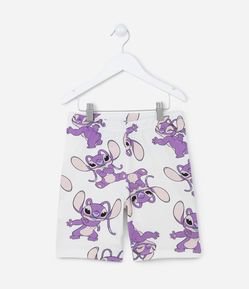 Bermuda Ciclista Infantil com Estampa da Angel - 5 a 14 Anos