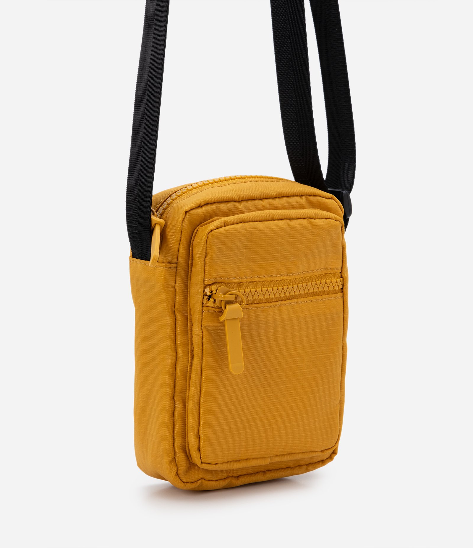 Bolsa Mini Bag com Bolso Frontal e Alça por Engate Amarelo 2