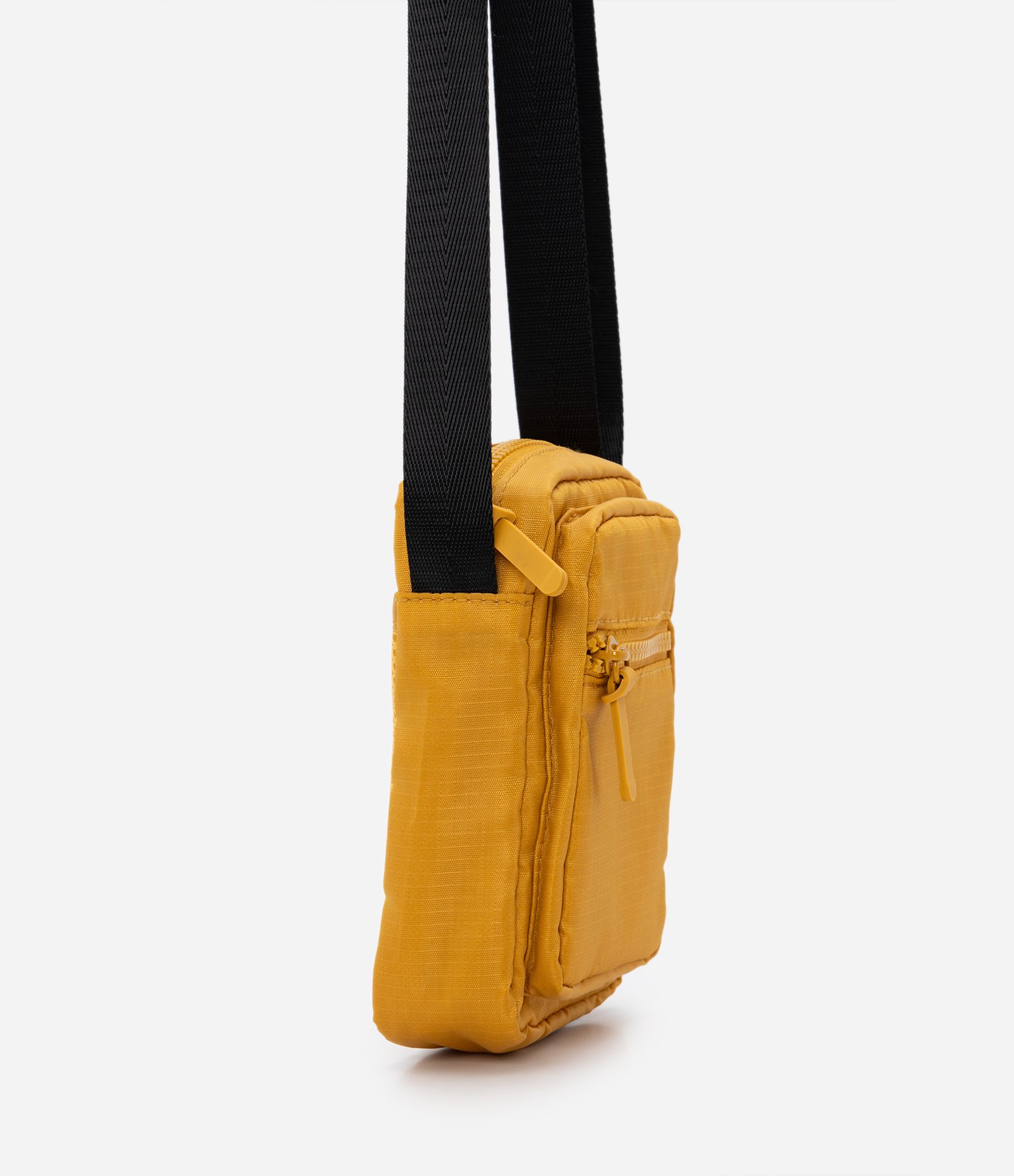 Bolsa Mini Bag com Bolso Frontal e Alça por Engate Amarelo 3