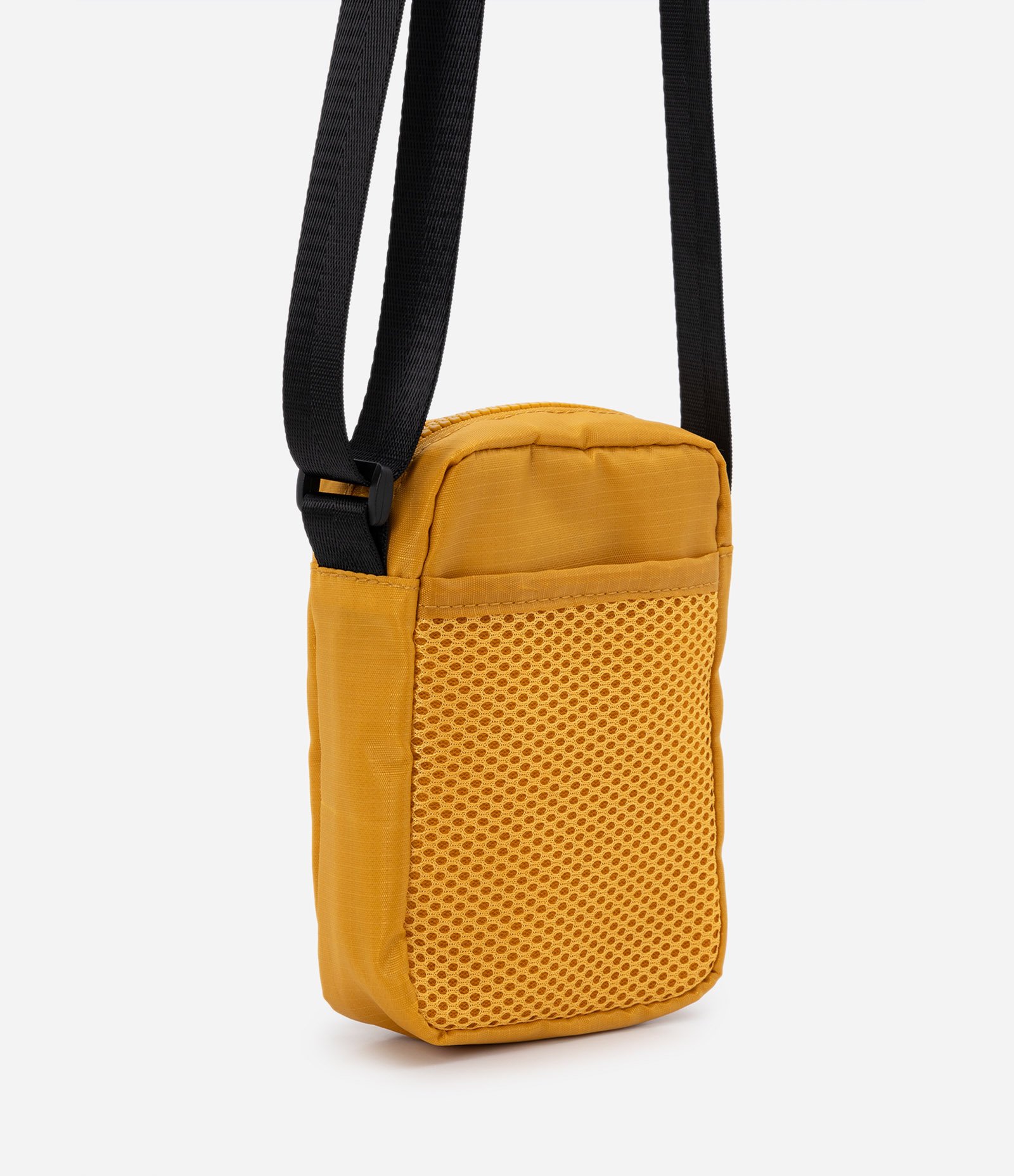 Bolsa Mini Bag com Bolso Frontal e Alça por Engate Amarelo 4