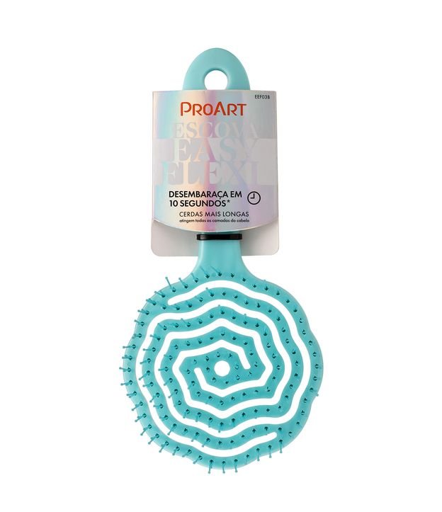 Escova de Cabelo Floral Easy Flexi ProArt