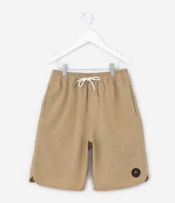 Bermuda Infantil Mesclada com Amarração - Tam 05 a 14 Anos