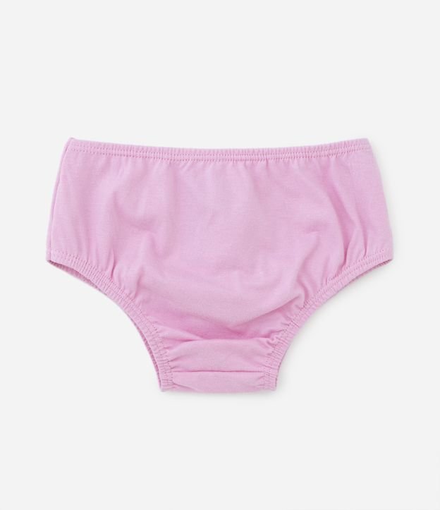 Vestidinho Infantil com Calcinha e Blocos de Cor - Tam 00 a 18 Meses