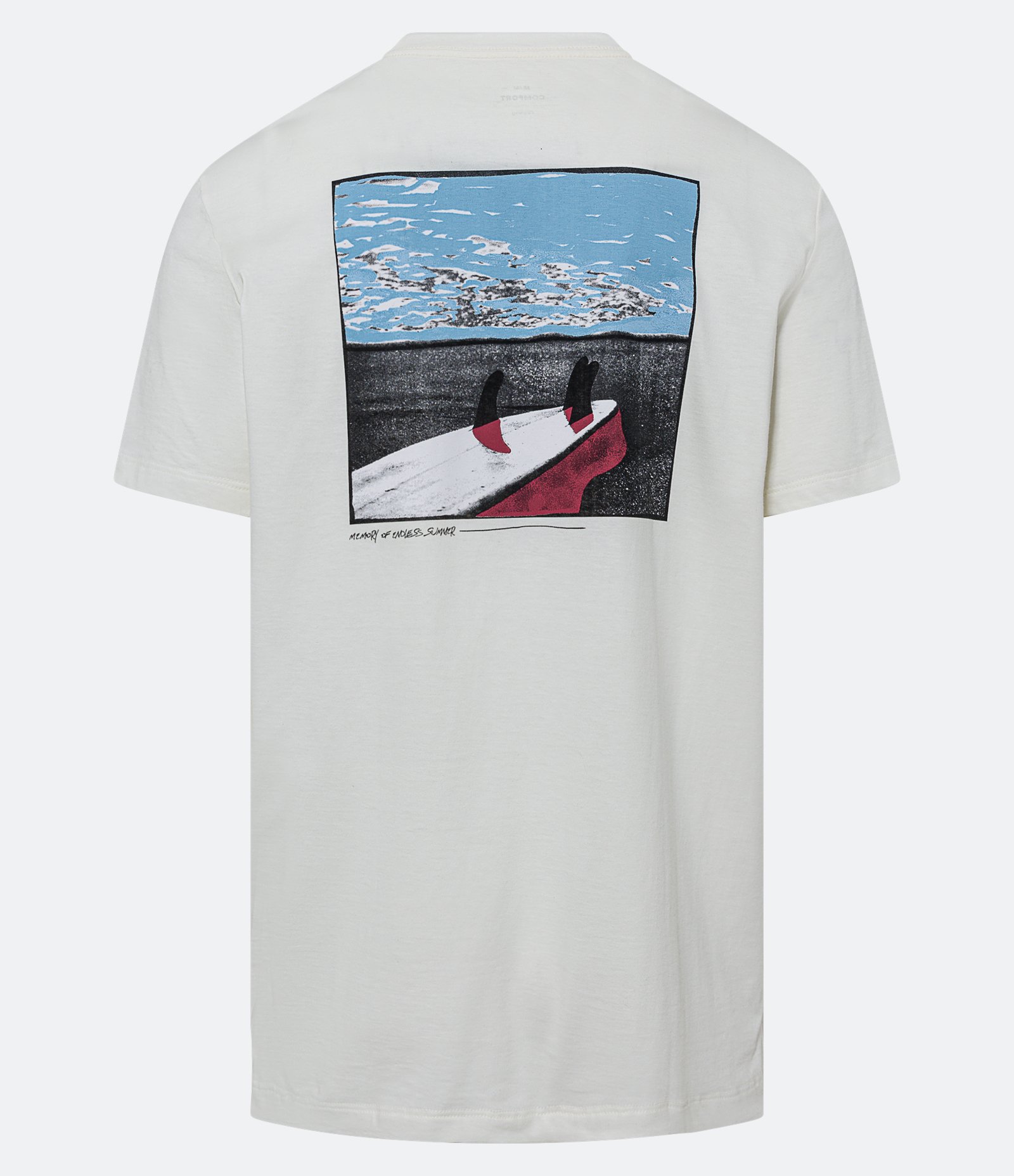 Camiseta Comfort em Meia Malha com Estampa de Lettering e Prancha Off White 7