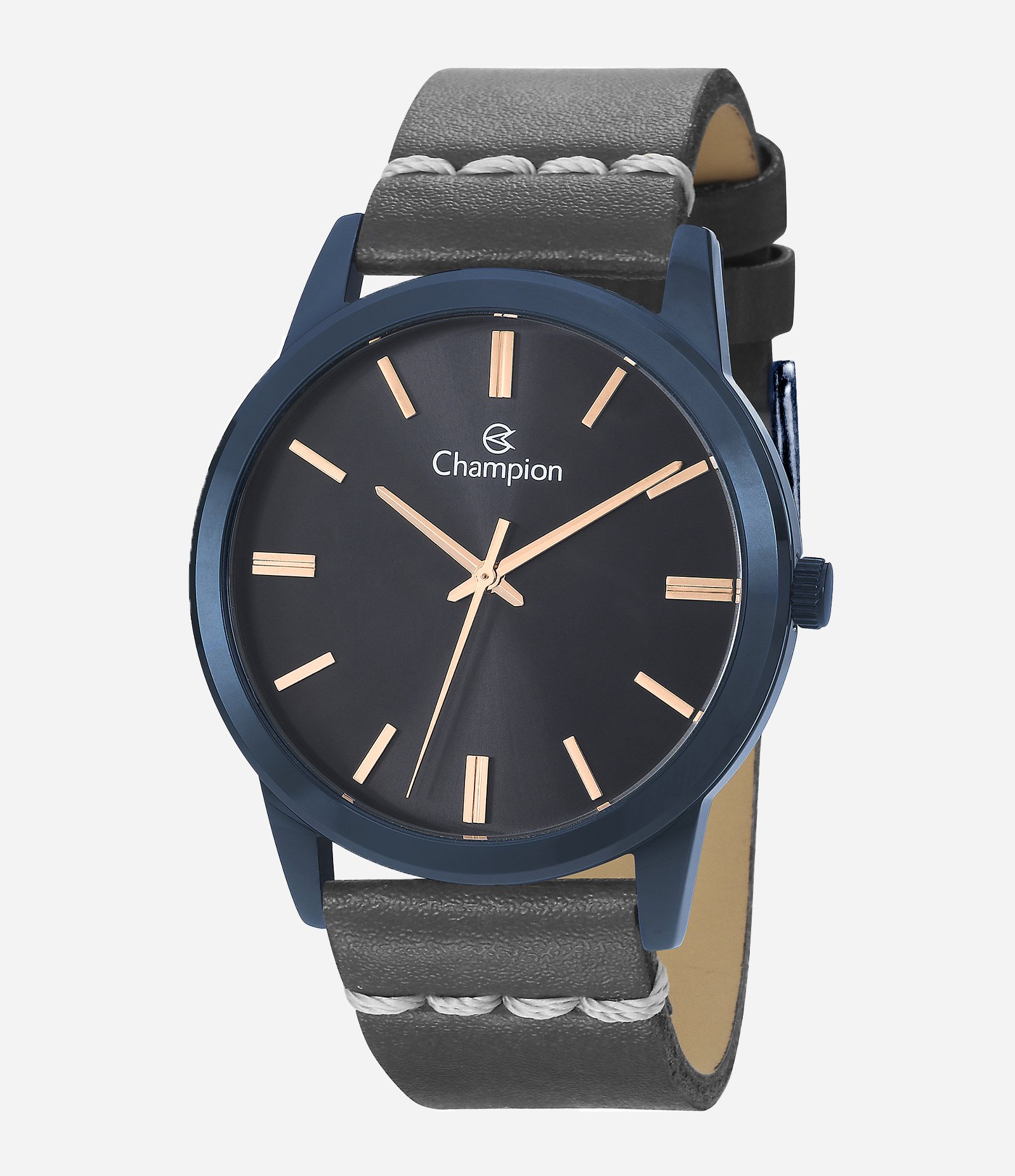 Relógio Champion Masculino Analógico com Pulseira em Couro e Caixa em Metal CN20702P U 1