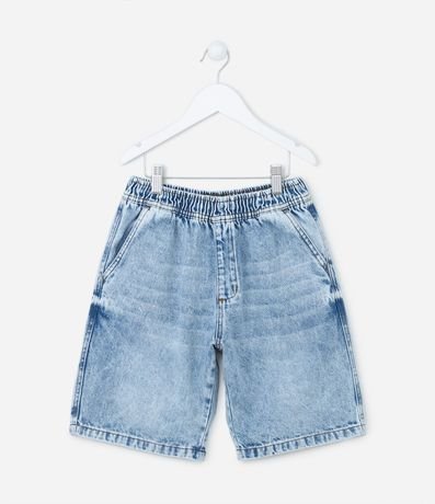 Bermuda Infantil Jeans com Cós Elástico e Bolsos - Tam 5 a 14 Anos é boa?
