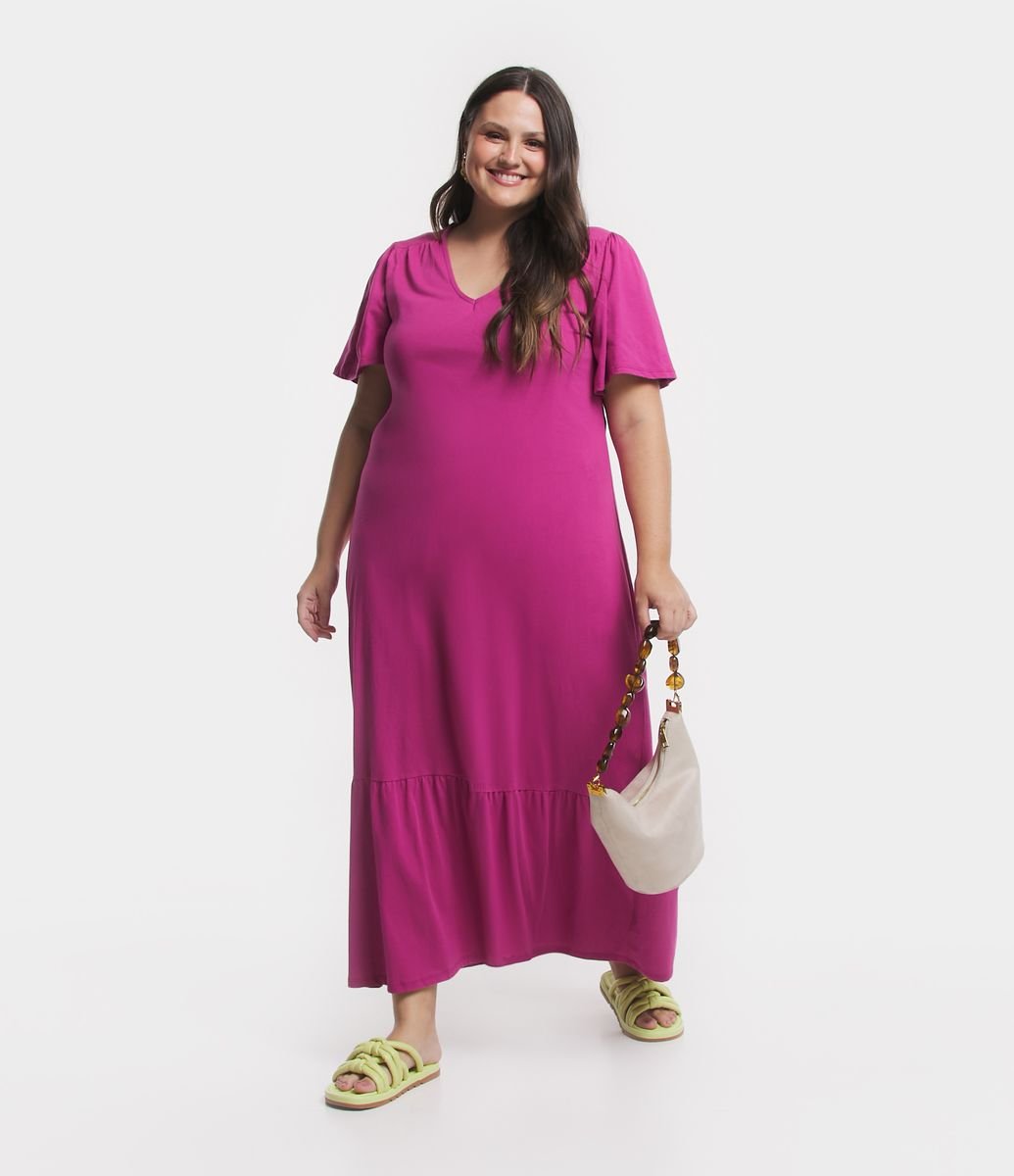 Mini Blusa Rosa Feminina Regata Moda Verão Casual em Chiffon