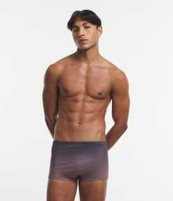 Sunga com Cordão e Estampa de Listras Degradê