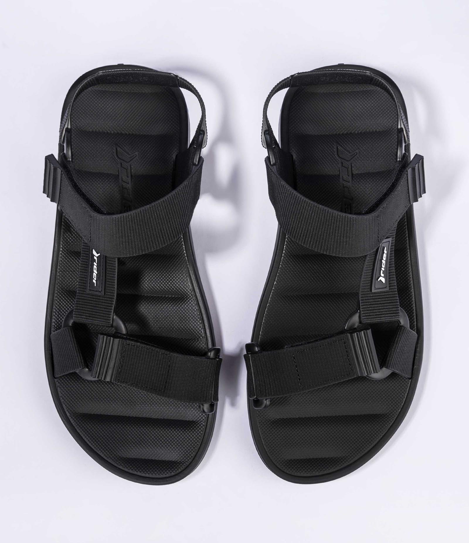 Sandália Emborrachada Free Style com Velcro Rider Preto 3