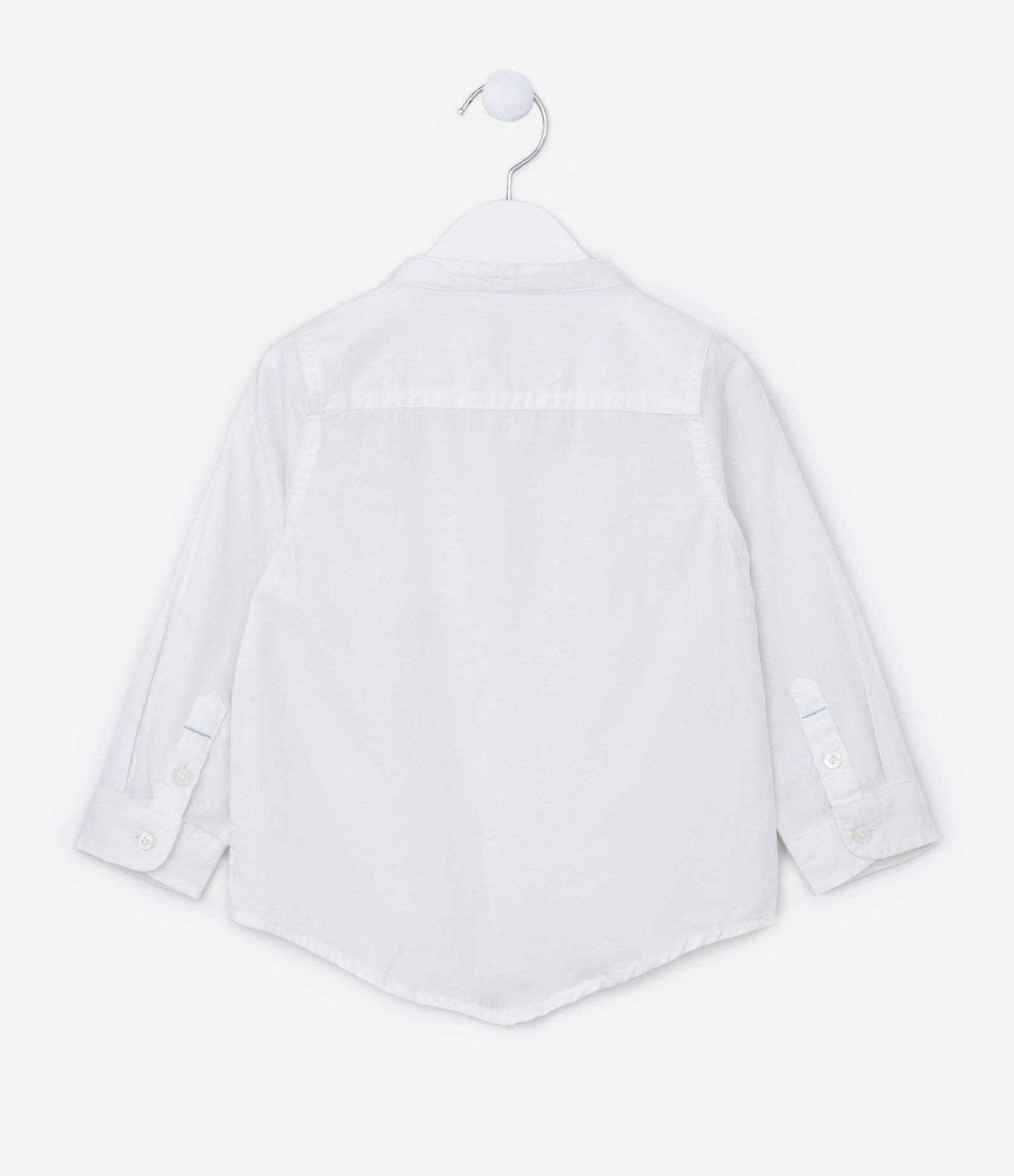 Camisa Básica Infantil em Tricoline com Gola Padre - Tam 1 a 4 anos 2