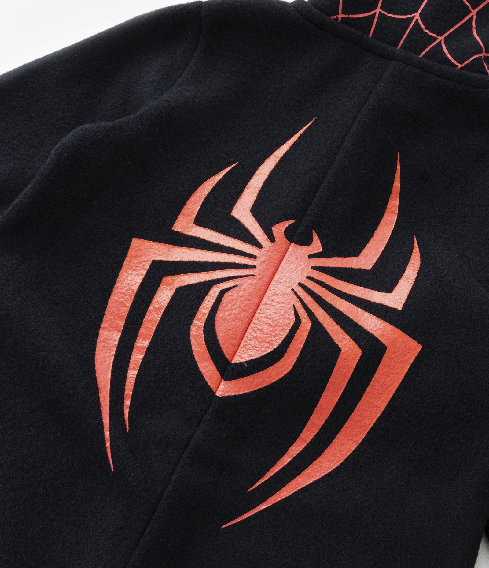 Pijama Jumper Infantil em Fleece com Estampa do Homem Aranha - Tam 4 a 12 anos Preto 7