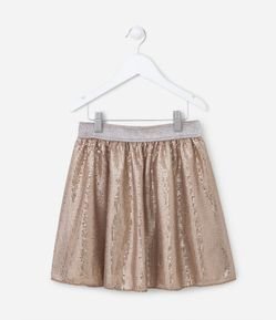 Saia Rodada Infantil em Paetês - Tam 5 a 14 anos