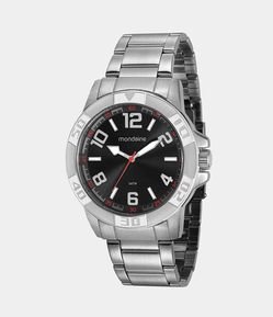 Kit Relógio Mondaine Analógico com Pulseira e Caixa em Metal 99369G0MVNE1KH