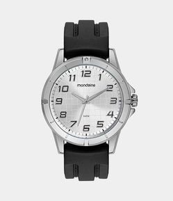 Kit Relógio Mondaine Analógico com Pulseira em Silicone e Caixa em Metal 99664G0MVNI1KH