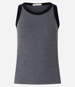 Regata em Ribana com Contraste na Gola e Cava