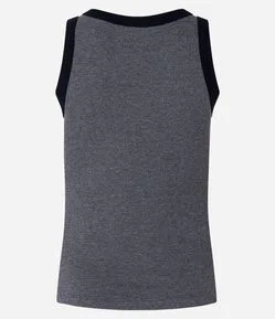 Regata em Ribana com Contraste na Gola e Cava