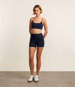 Bermuda Crossfiteira Esportiva em Microfibra Poliamida