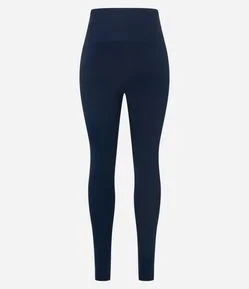Calça Legging Esportiva em Poliamida com Cós Alto