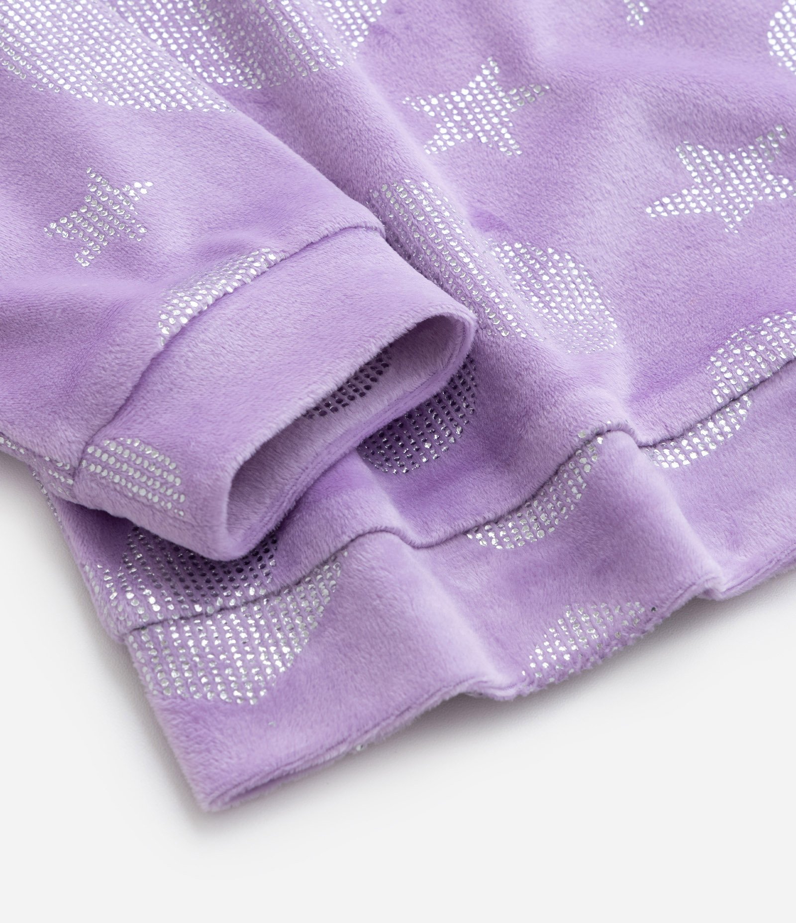 Pijama Longo Infantil Quentinho com Brilhos - Tam 2 a 14 Anos Lilás 10