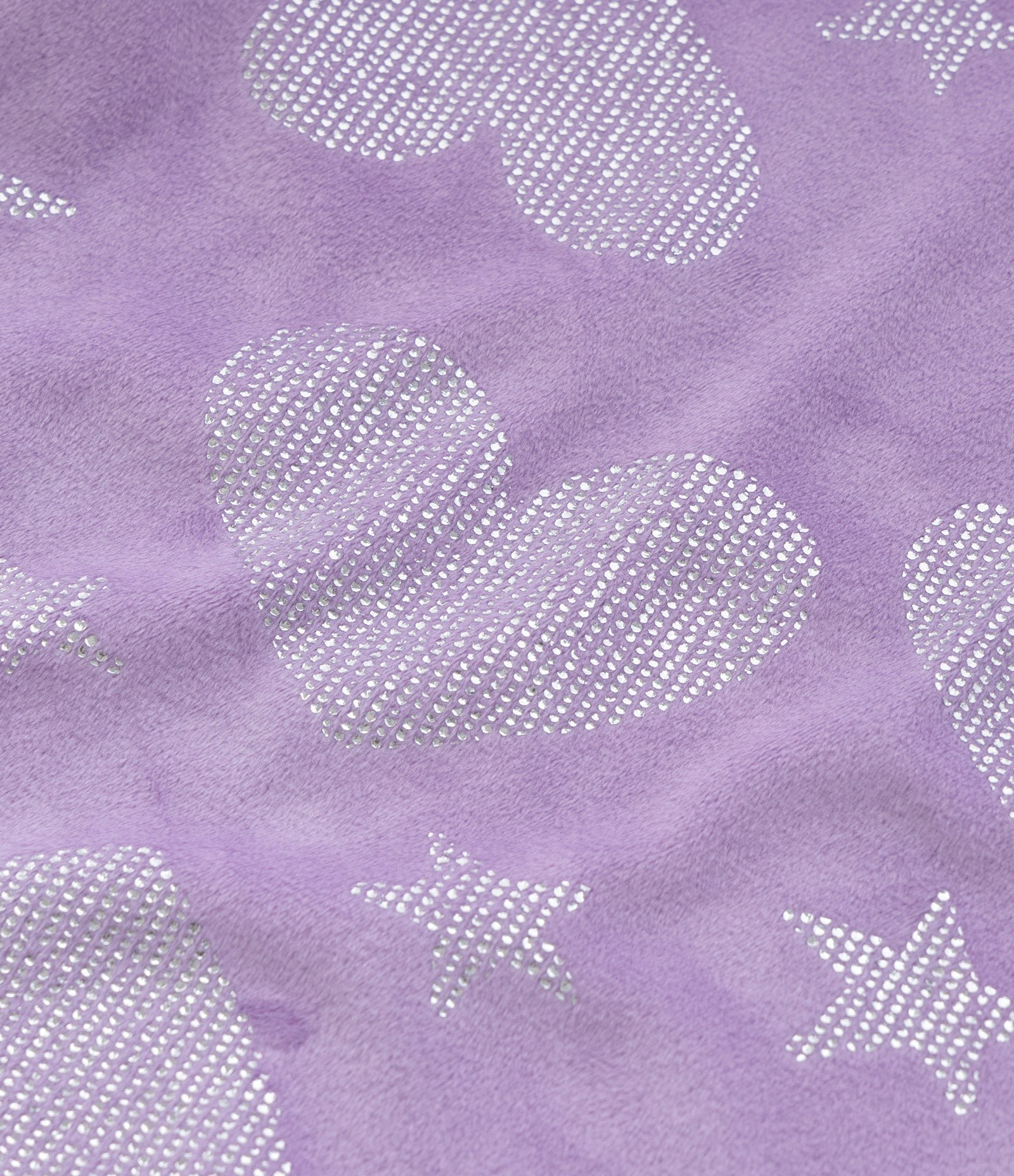 Pijama Longo Infantil Quentinho com Brilhos - Tam 2 a 14 Anos Lilás 5