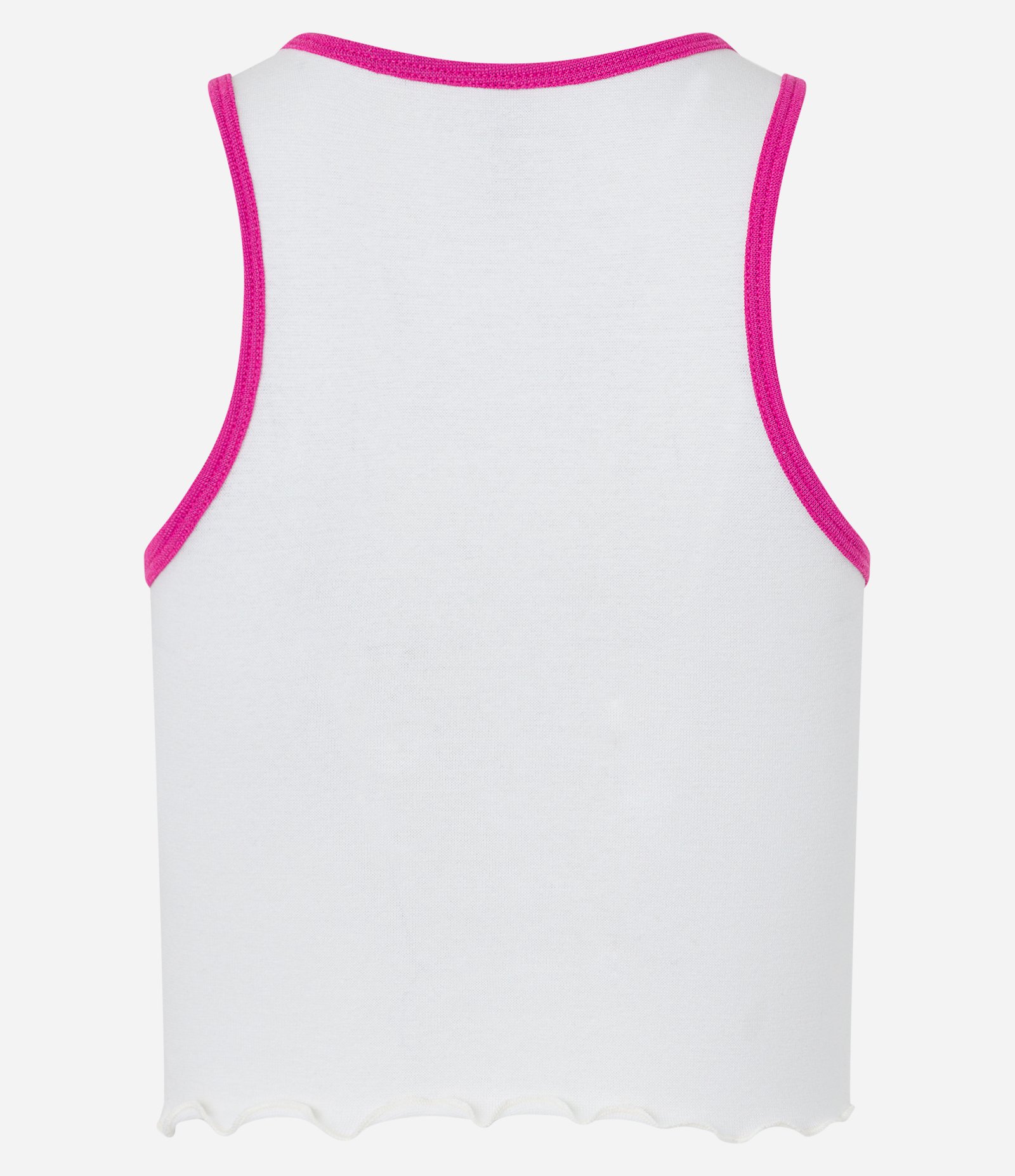 Blusa Regata em Ribana com Estampa Califórnia e Dog Surfista Branco 2