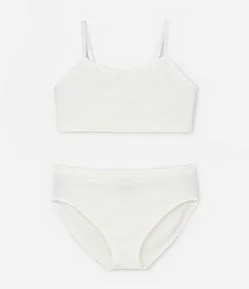 Conjunto Sutiã e Calcinha Infantil sem Costura - Tam 10 a 14 Anos