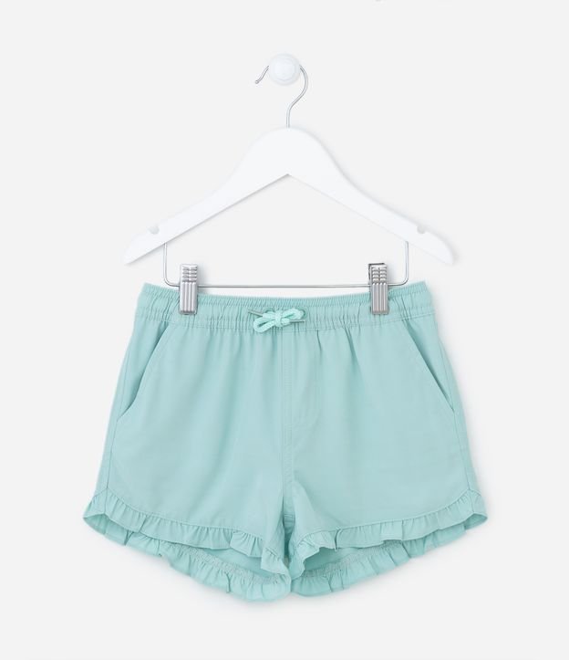 Short Infantil com Babadinhos na Barra - Tam 1 a 5 anos