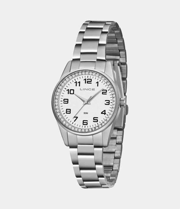 Relógio Lince Analógico com Pulseira e Caixa em Metal LRM4653L B2SX LRMJ099L B2SX - Cor: Prata - Tamanho: U