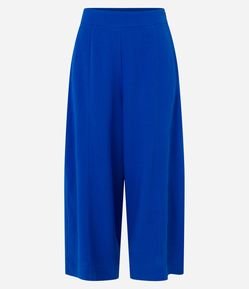 Calça Pantacourt Cintura Média em Viscolinho