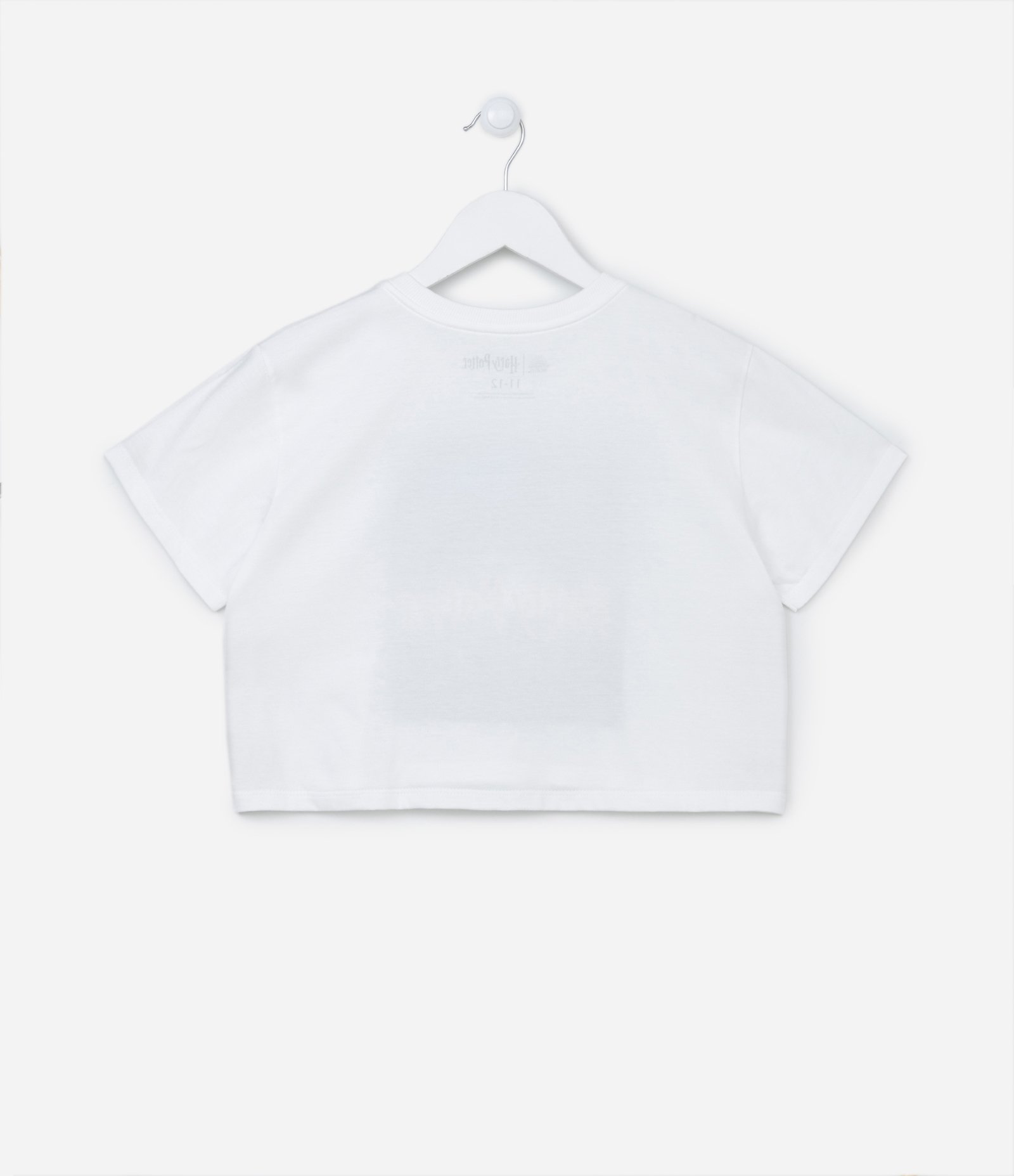 Camiseta Cropped Infantil com Estampa do Harry Potter - Tam 7 a 14 anos Off White 2