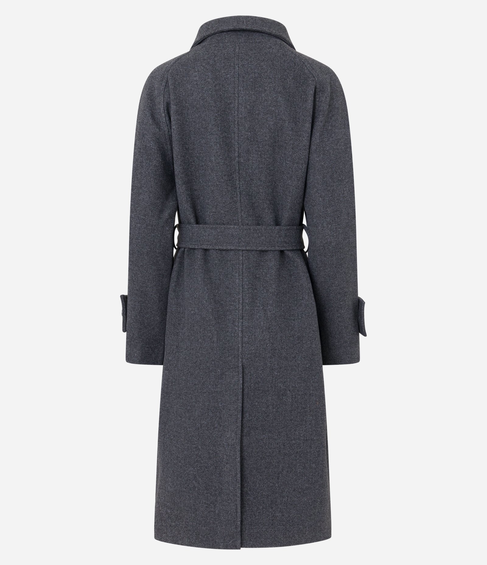 Casaco em Polyvelour com Detalhe na Manga e Amarração na Cintura Cinza 8