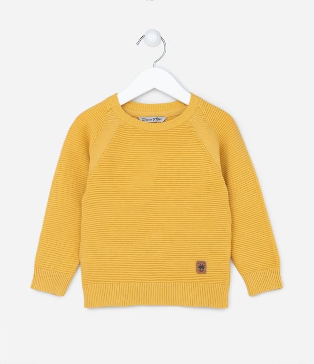 Blusão Infantil com Mangas Raglan - Tam 1 a 4 anos