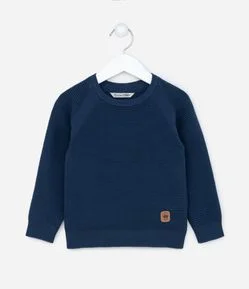 Blusão Infantil com Mangas Raglan - Tam 1 a 4 anos