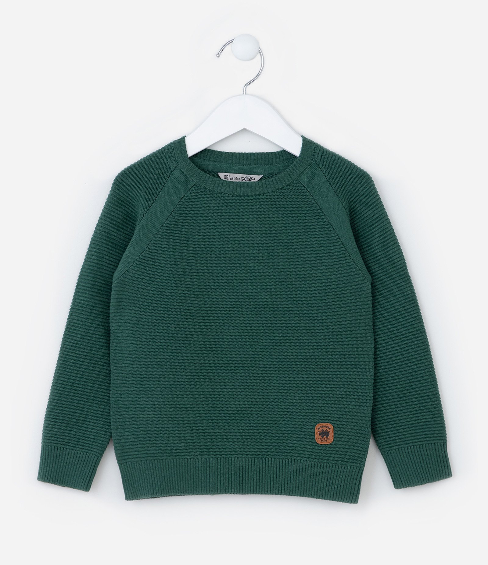 Blusão Infantil com Mangas Raglan - Tam 1 a 4 anos Verde 1