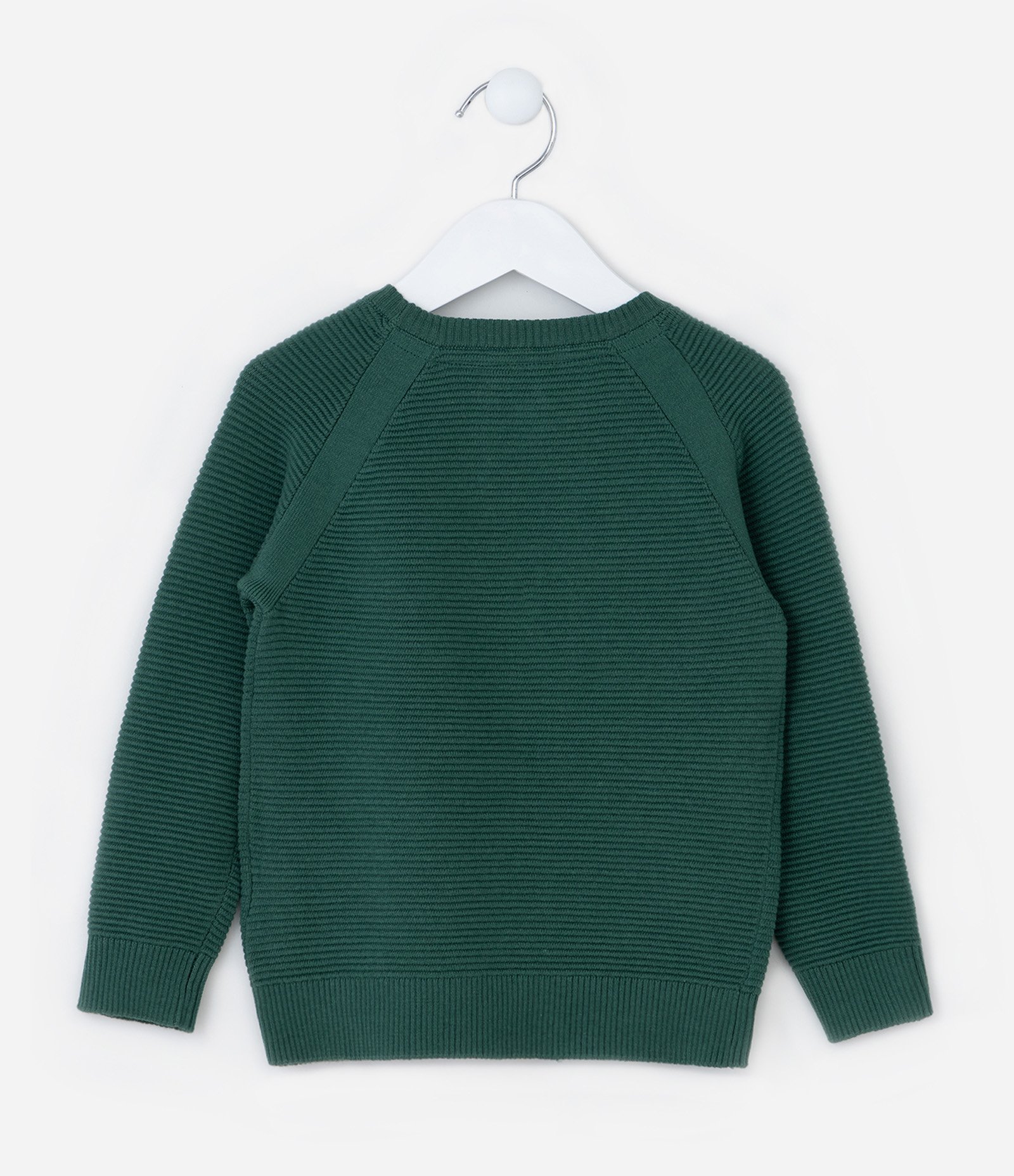 Blusão Infantil com Mangas Raglan - Tam 1 a 4 anos Verde 2